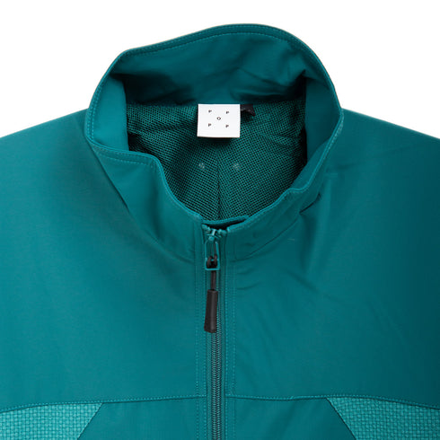 POP Trading Company Two Tone Training Jacket Bayberry POPAW24_05_009 Degli Uberti